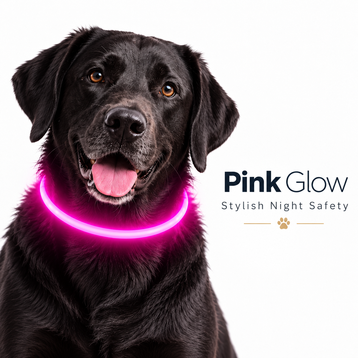 GlowGuard LED Dog Collar