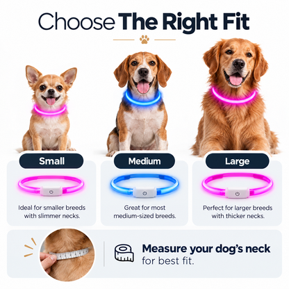 GlowGuard LED Dog Collar