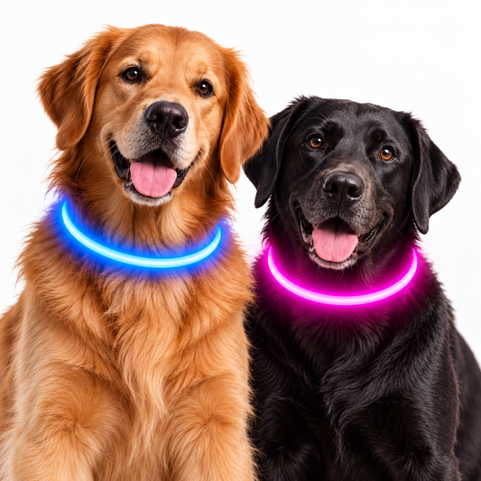 GlowGuard LED Dog Collar
