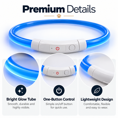 GlowGuard LED Dog Collar